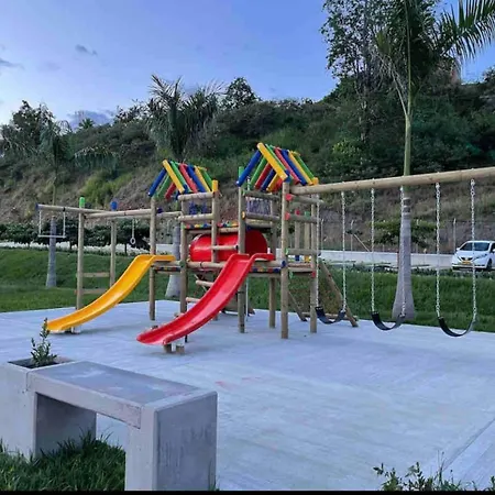 Mountain View Pool & Slide Ac 5Min To Town Apartment Santa Fe de Antioquia Exterior photo